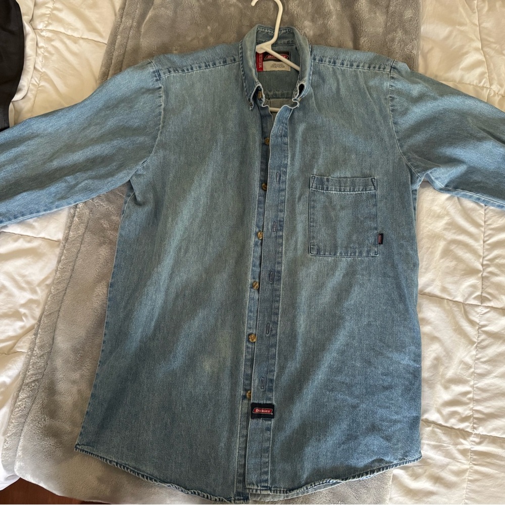 Dickies Medium Blue Denim Shirt